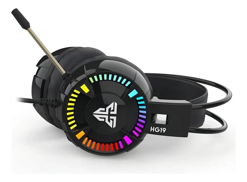 AUDIFONO GAMER RGB CON MICROFONO Y LUZ IRIS - 5