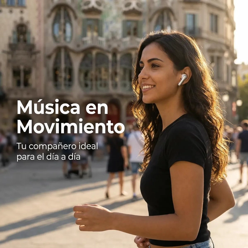 AUDIFONOS INALAMBRICOS BLUETOOTH 5.4 CON SONIDO ESTE REO - 4