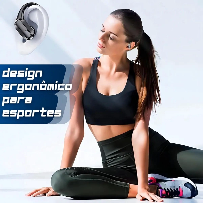 AURICULARES INALAMBRICOS NEGROS CON MICROFONO Y CARGA USB - 1