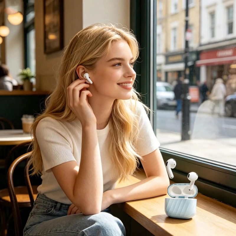 AURICULARES BLUETOOTH TWS INALAMBRICOS CON ESTUCHE DE C - 4