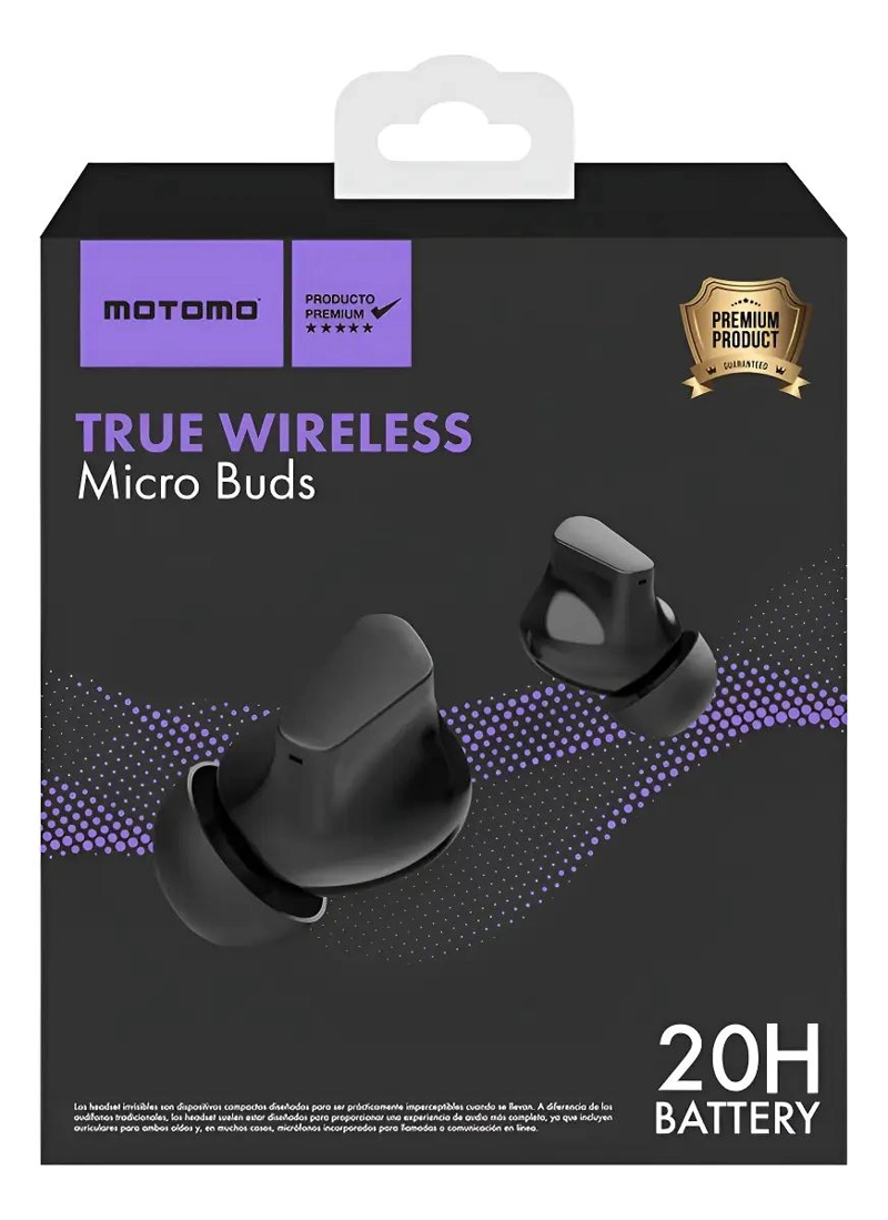 AUDIFONOS INALAMBRICOS BLUETOOTH CON MICROFONO MICRO BUDS - 3