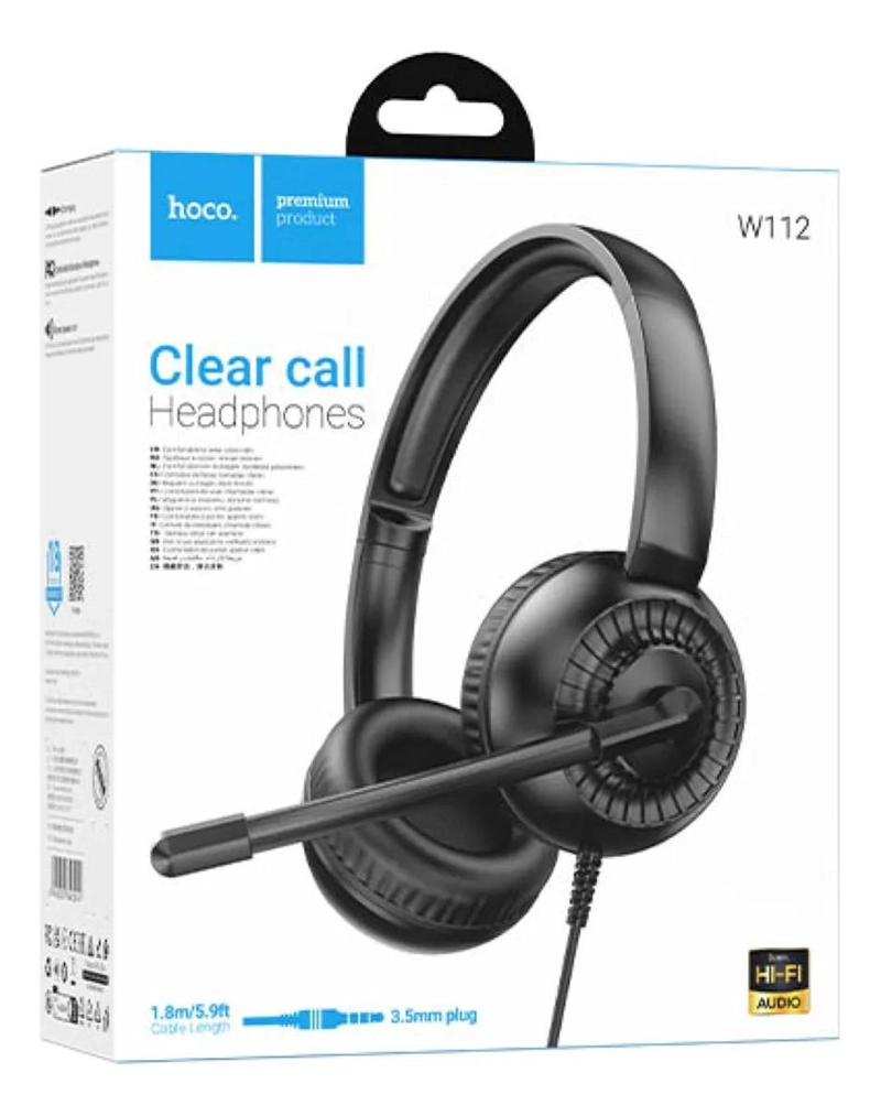 AUDIFONOS CON MICROFONO 3.5MM PARA LLAMADAS CLARAS - 4