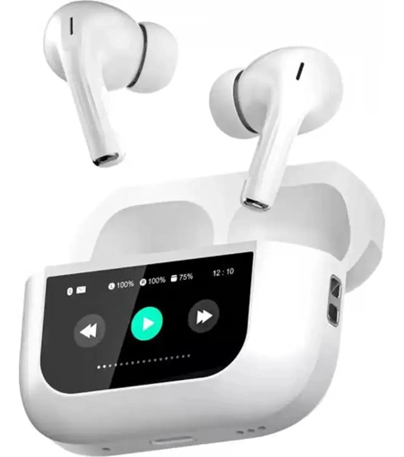 AUDIFONOS INALAMBRICOS BLUETOOTH A9PRO CON PANTALLA - 1
