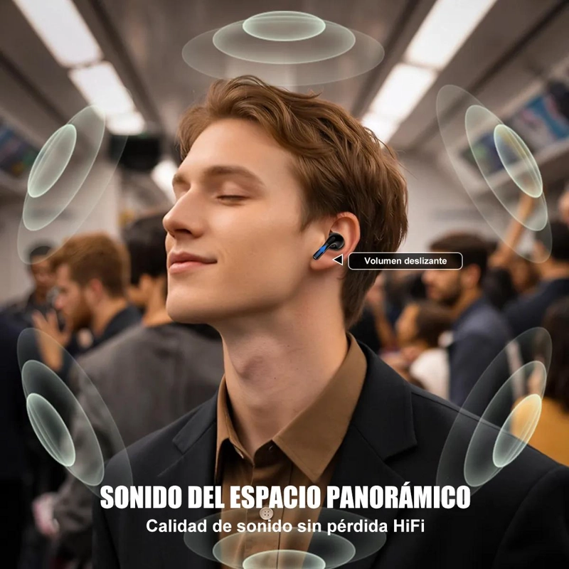 AURICULAR BLUETOOTH INALAMBRICO CON PANTALLA Y FUNCION AN - 3