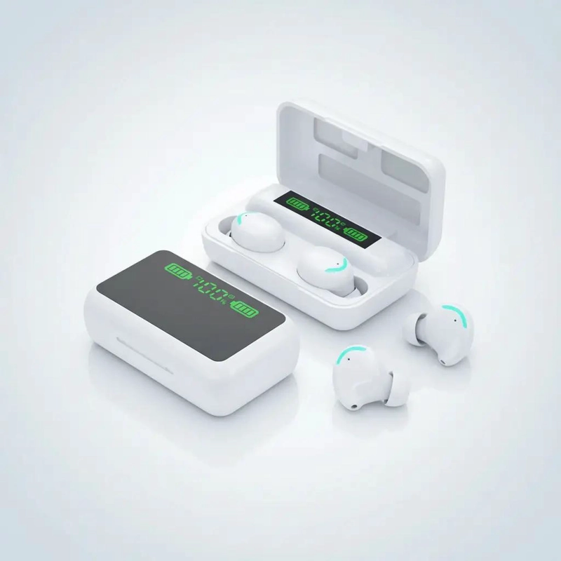 AUDIFONOS BLUETOOTH R11 BLANCO CON BLUETOOTH 5.1 - 4