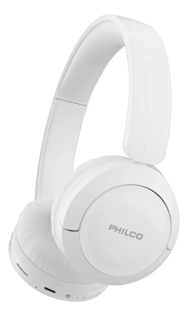 AUDIFONO INALAMBRICO BLANCO CON MICROFONO - 1