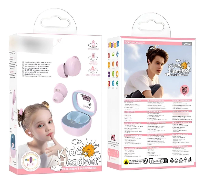 AUDIFONO BLUETOOTH PARA NIÑA CON DISEÑO ERGONOMICO - 2