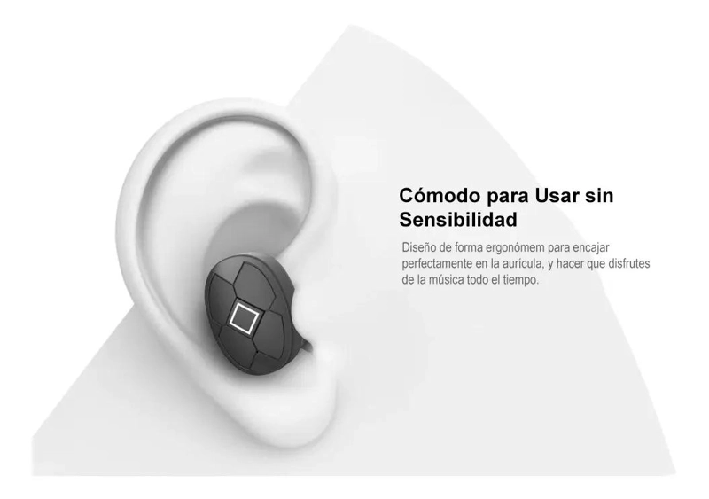 AUDIFONOS BLUETOOTH V5 TWS CON ESTUCHE DE CARGA NEGRO - 5