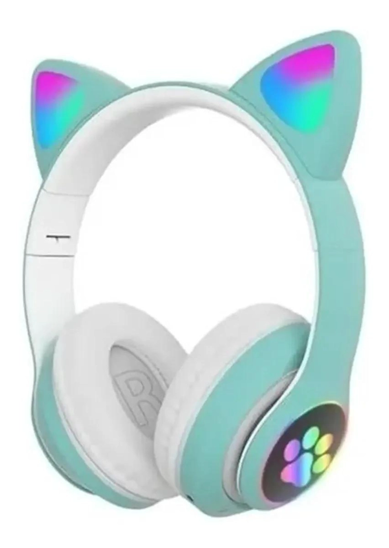 AURICULARES GAMER INALAMBRICOS VERDE CON MICROFONO - 2