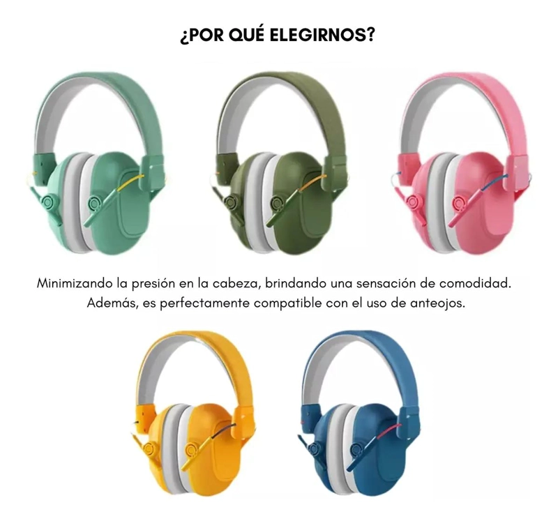 AUDIFONOS ANTIRUIDO PARA NIÑOS Y JOVENES CON AUTISMO Y TD - 3