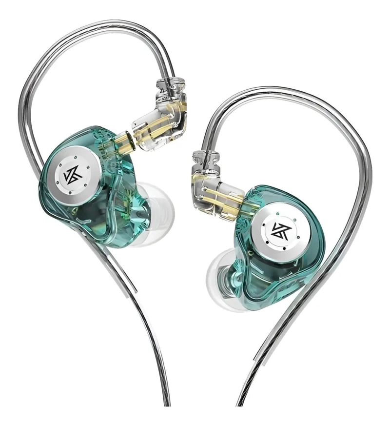 AUDIFONOS IN EAR MONITORES HIFI COLOR CYAN - 2