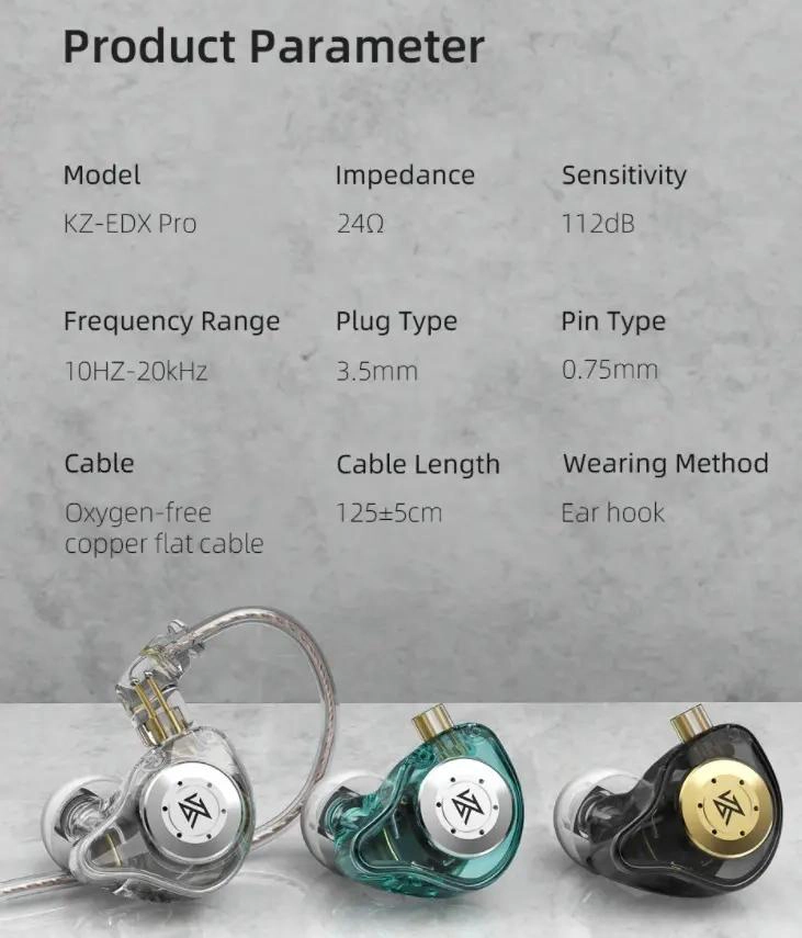 AUDIFONOS IN EAR MONITORES HIFI COLOR CYAN - 5