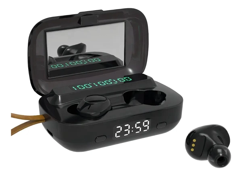 AURICULARES IN-EAR BLUETOOTH M13 NEGRO CON ESTUCHE - 2