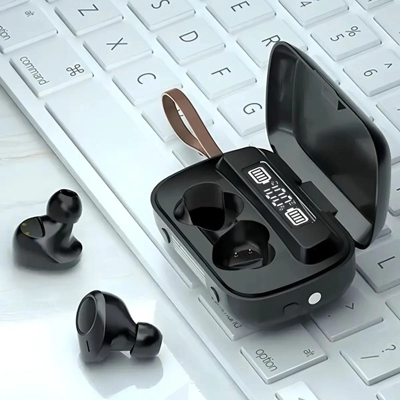 AURICULARES IN-EAR BLUETOOTH M13 NEGRO CON ESTUCHE - 3