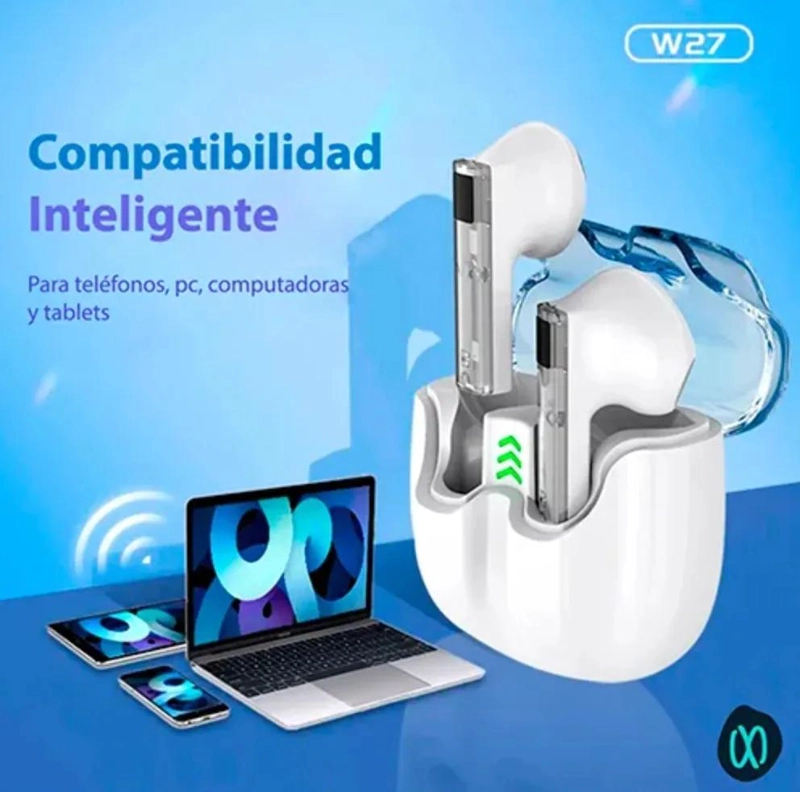 AUDIFONOS BLUETOOTH 5.3 TWS CON CANCELACION DE RUIDO Y 36 - 4