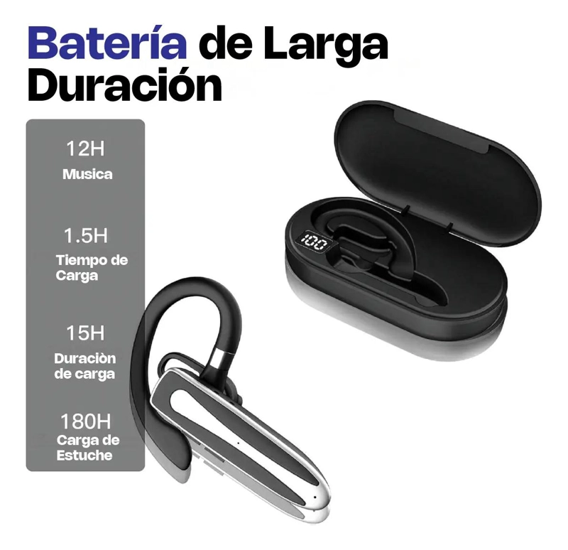 AUDIFONO BLUETOOTH PROFESIONAL MANOS LIBRES YYK-530 - 4