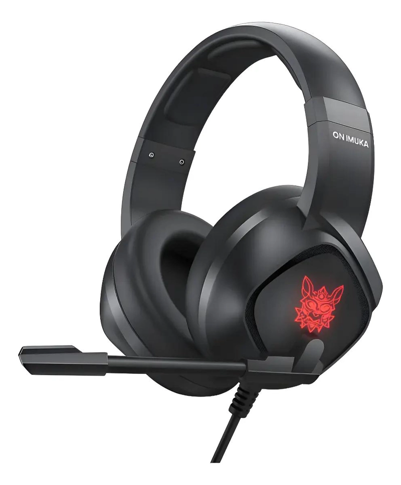 AUDIFONOS GAMER K19 CON CANCELACION DE RUIDO Y SONIDO ENF - 1
