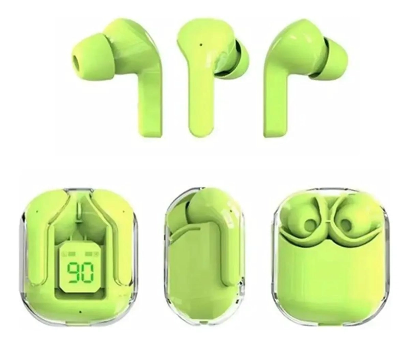 AUDIFONOS INALAMBRICOS BLUETOOTH COLOR VERDE - 2