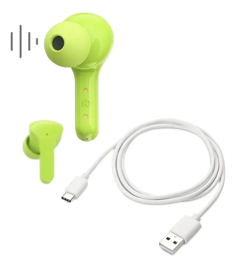 AUDIFONOS INALAMBRICOS BLUETOOTH COLOR VERDE - 3