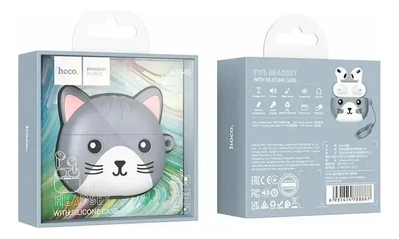 AUDIFONOS INALAMBRICOS BLUETOOTH PARA NIÑOS DISEÑO GATO - 4
