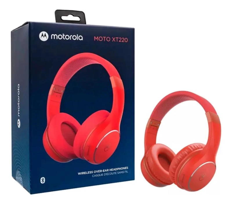 AUDIFONO BLUETOOTH INALAMBRICO COLOR ROJO - 1
