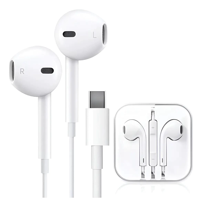AUDIFONOS TIPO C COMPATIBLES CON SAMSUNG XIAOMI MOTOROLA - 1