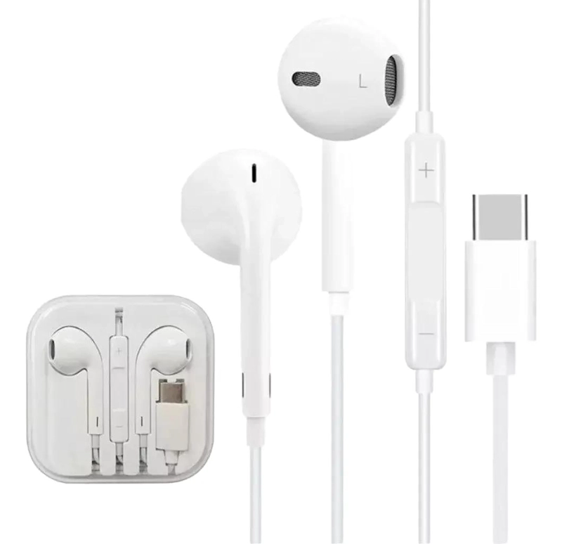 AUDIFONOS TIPO C COMPATIBLES CON SAMSUNG XIAOMI MOTOROLA - 2