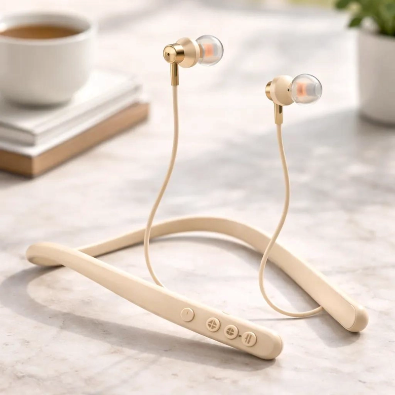AUDIFONOS DEPORTIVOS IN EAR CON BANDA DE CUELLO DE SILIC - 3