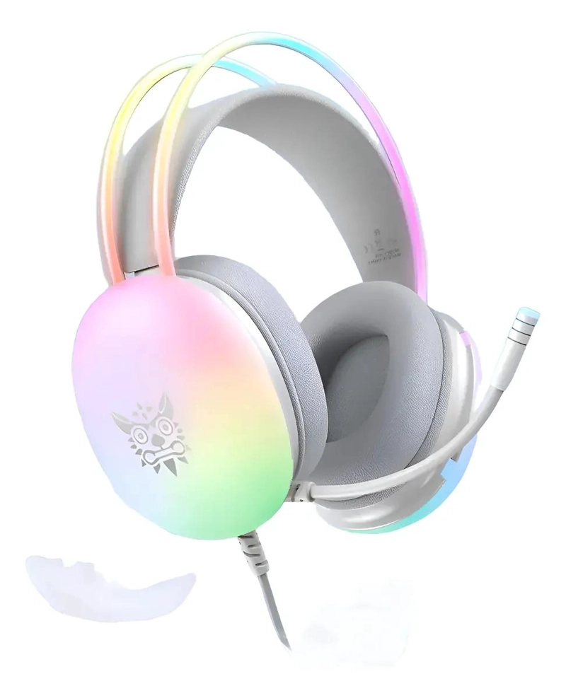 AUDIFONOS GAMER CON MICROFONO Y LUCES LED RGB - 1