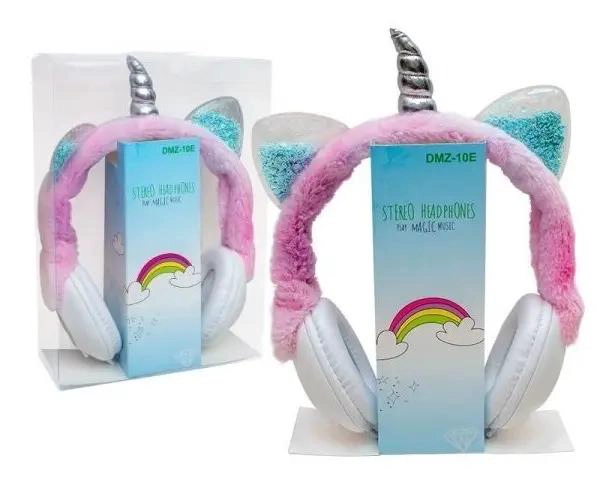 AURICULARES INFANTILES CON DISEÑO DE UNICORNIO - 1