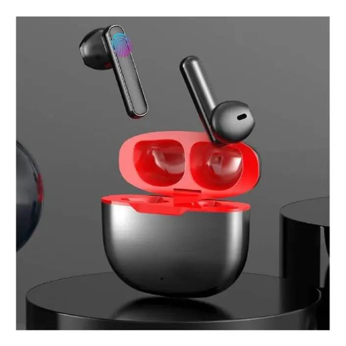AUDIFONOS INALAMBRICOS TWS L33 NEGRO Y ROJO - 3