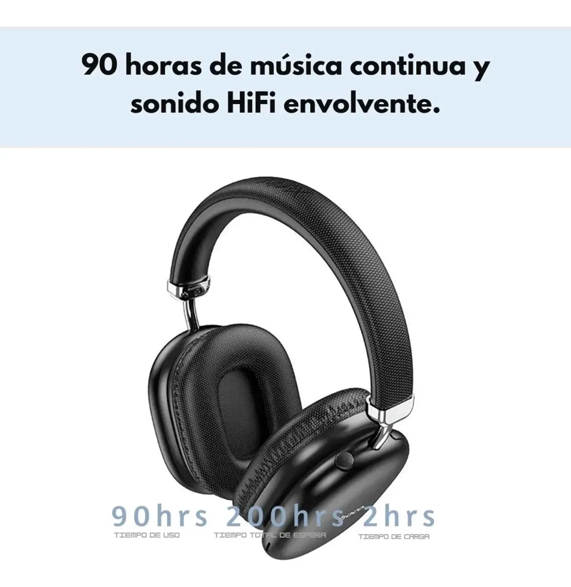 AUDIFONOS BLUETOOTH INALAMBRICOS POTENTES W35 MAX JOY - 1