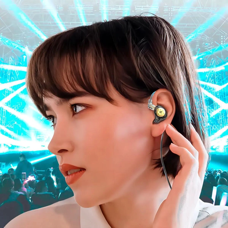 AUDIFONOS IN-EAR CON MICROFONO BLANCO CRISTAL - 1