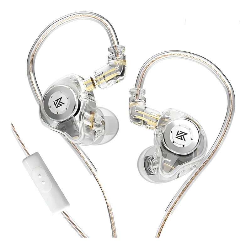 AUDIFONOS IN-EAR CON MICROFONO BLANCO CRISTAL - 2