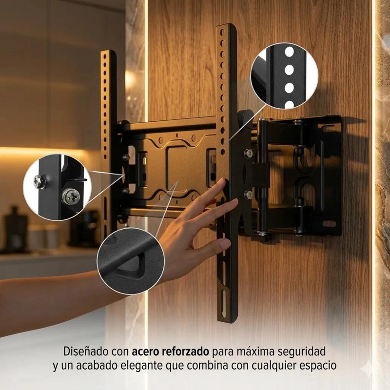 SOPORTE DE BRAZO DOBLE PARA TV 26-65 PULGADAS - 5