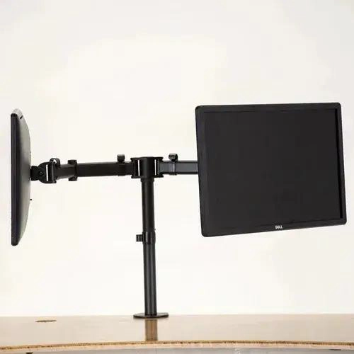 SOPORTE ARTICULADO DE ACERO PARA DOS MONITORES 14 A 32 - 4