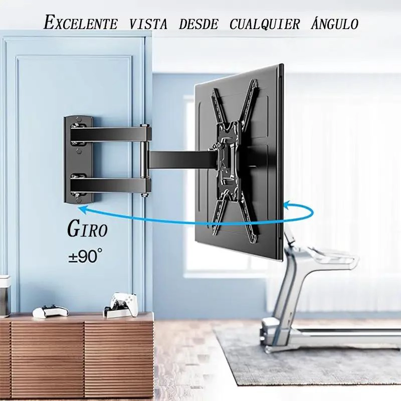 SOPORTE DE PARED PARA TV 14-55' EXTENSIBLE 120° - 2