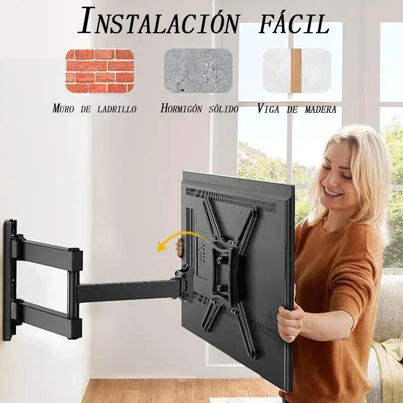 SOPORTE DE PARED PARA TV 14-55' EXTENSIBLE 120° - 3