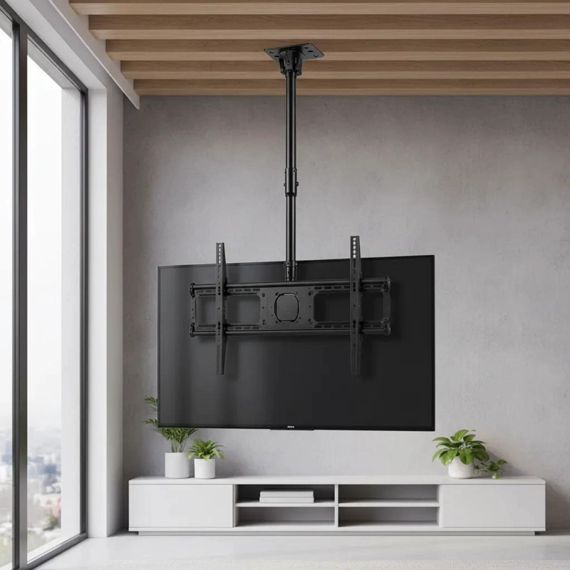 GENÉRICO SOPORTE DE TECHO AJUSTABLE PARA TV HASTA 75 PULGADAS