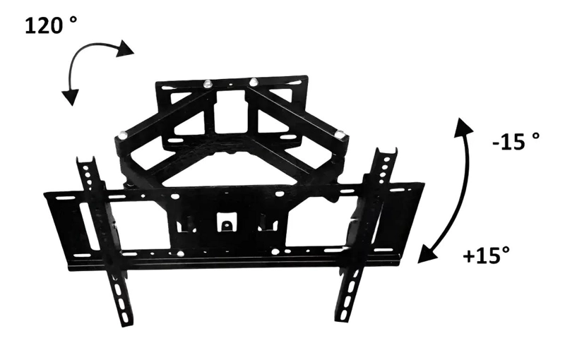 SOPORTE TV DOBLE BRAZO 32-80' INCLINABLE Y REGULABLE - 2