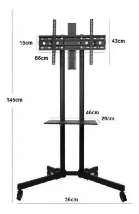 SOPORTE MOVIL PARA TV DE 32 A 70 PULGADAS CON RUEDAS - 2