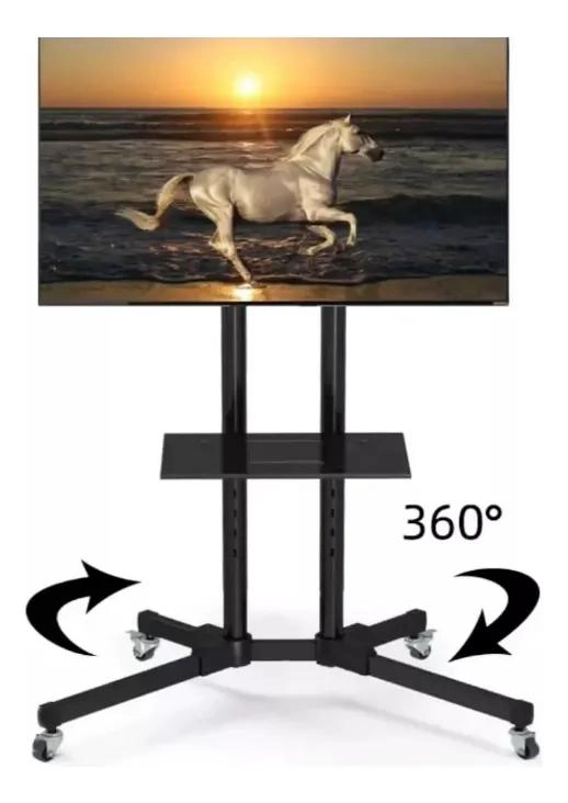 SOPORTE MOVIL PARA TV DE 32 A 70 PULGADAS CON RUEDAS - 3