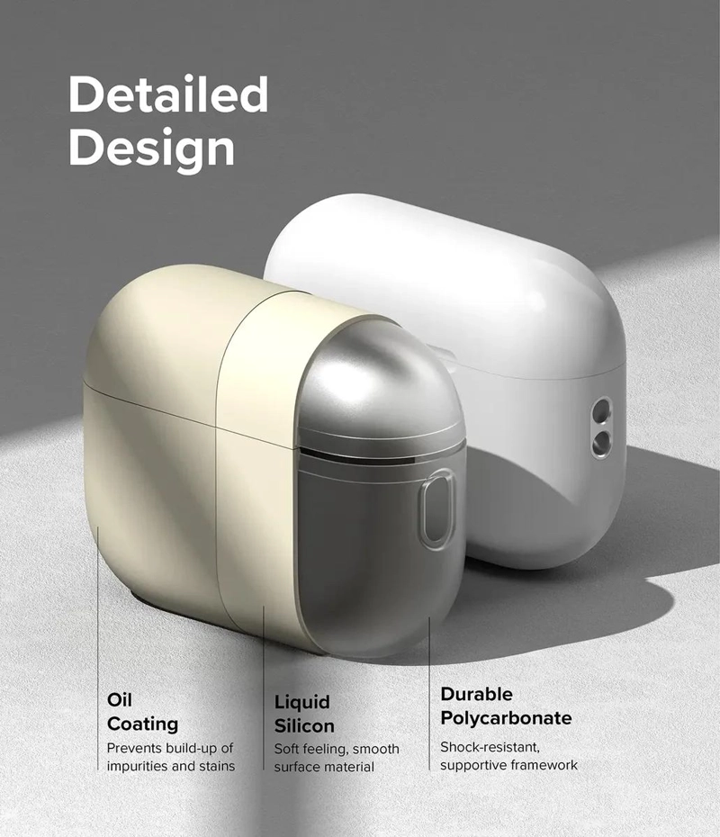 FUNDA SILICONA PROTECTORA PARA AIRPODS PRO 2 GEN - 1