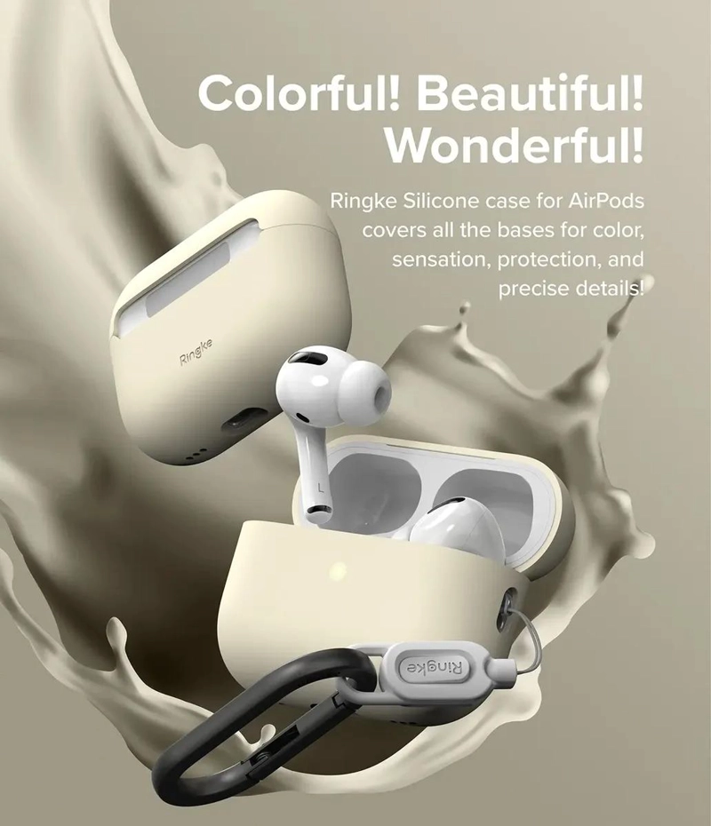 FUNDA SILICONA PROTECTORA PARA AIRPODS PRO 2 GEN - 5