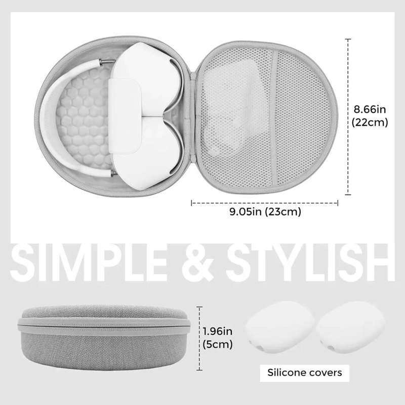 FUNDA RIGIDA PARA AIRPODS MAX 2021 ESTUCHE DE VIAJE - 4
