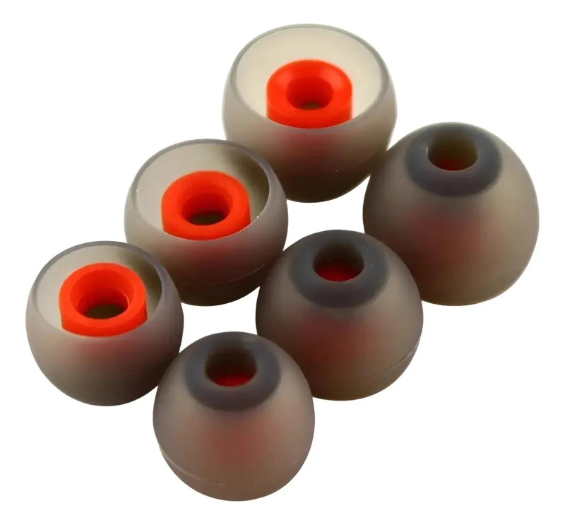 GENÉRICO 3 PARES REPUESTOS GOMAS SILICONA PARA AUDIFONOS IN EAR