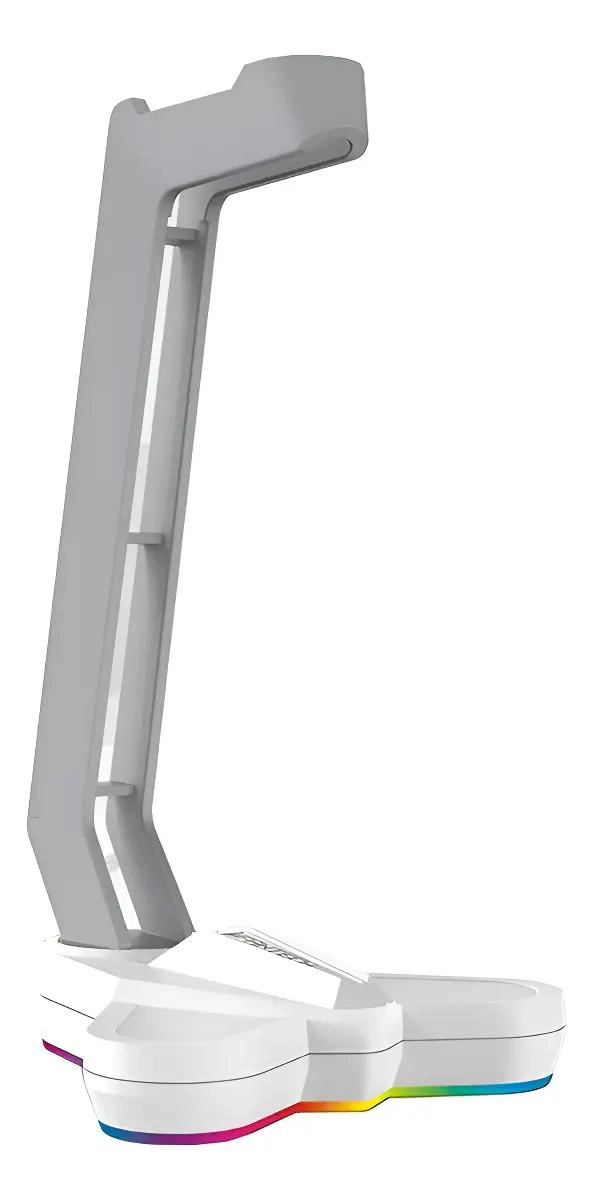 GENÉRICO SOPORTE PARA AUDIFONOS GAMER CON ILUMINACION RGB BLANCO