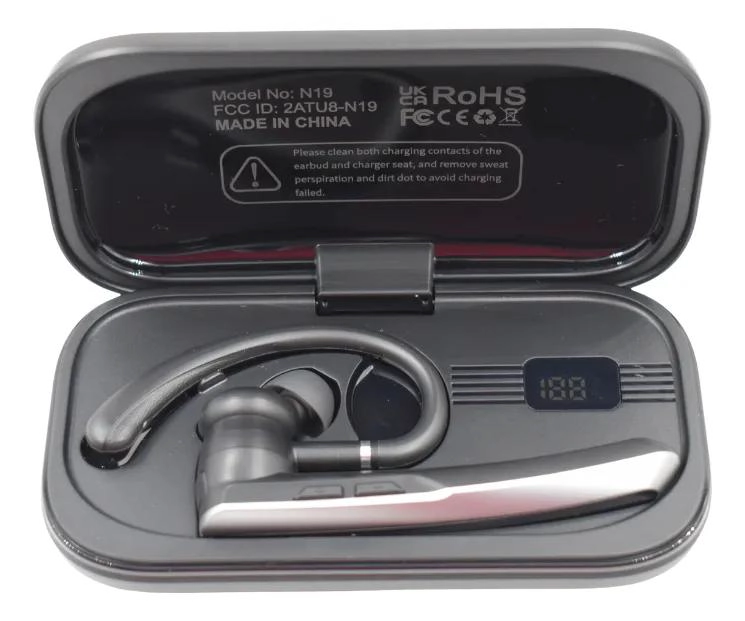 AURICULAR BLUETOOTH N19 CON CANCELACION DE RUIDO - 2
