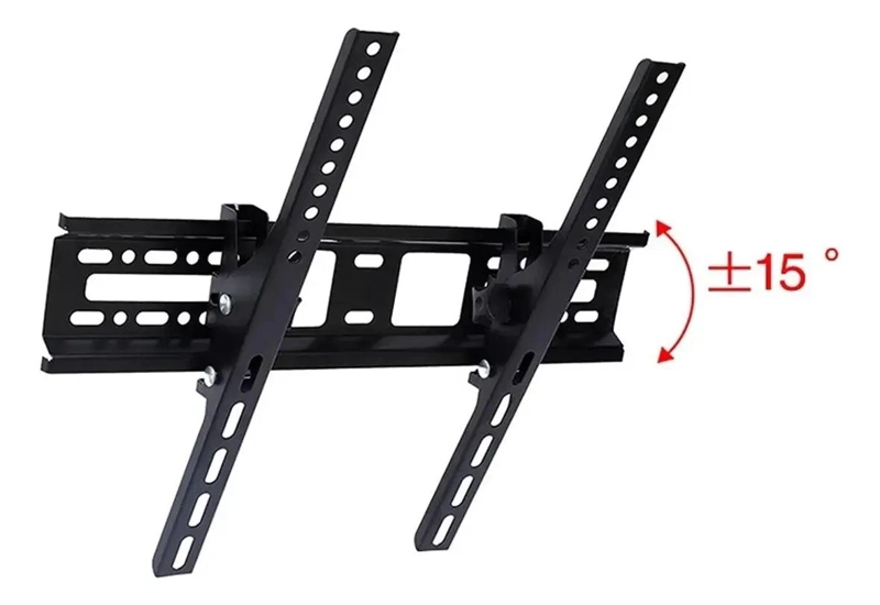 SOPORTE DE PARED PARA TV Y MONITOR 32 A 55 PULGADAS NEGRO - 2