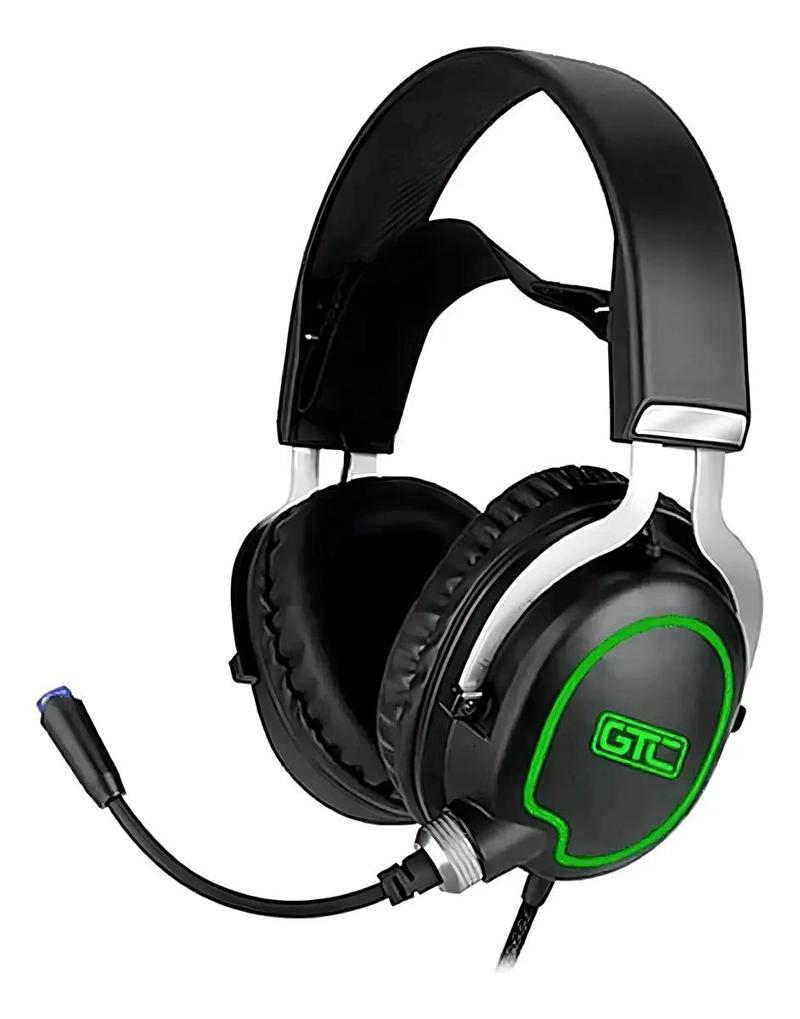 AUDIFONOS GAMER CON LUZ LED Y MICROFONO INTEGRADO - 1